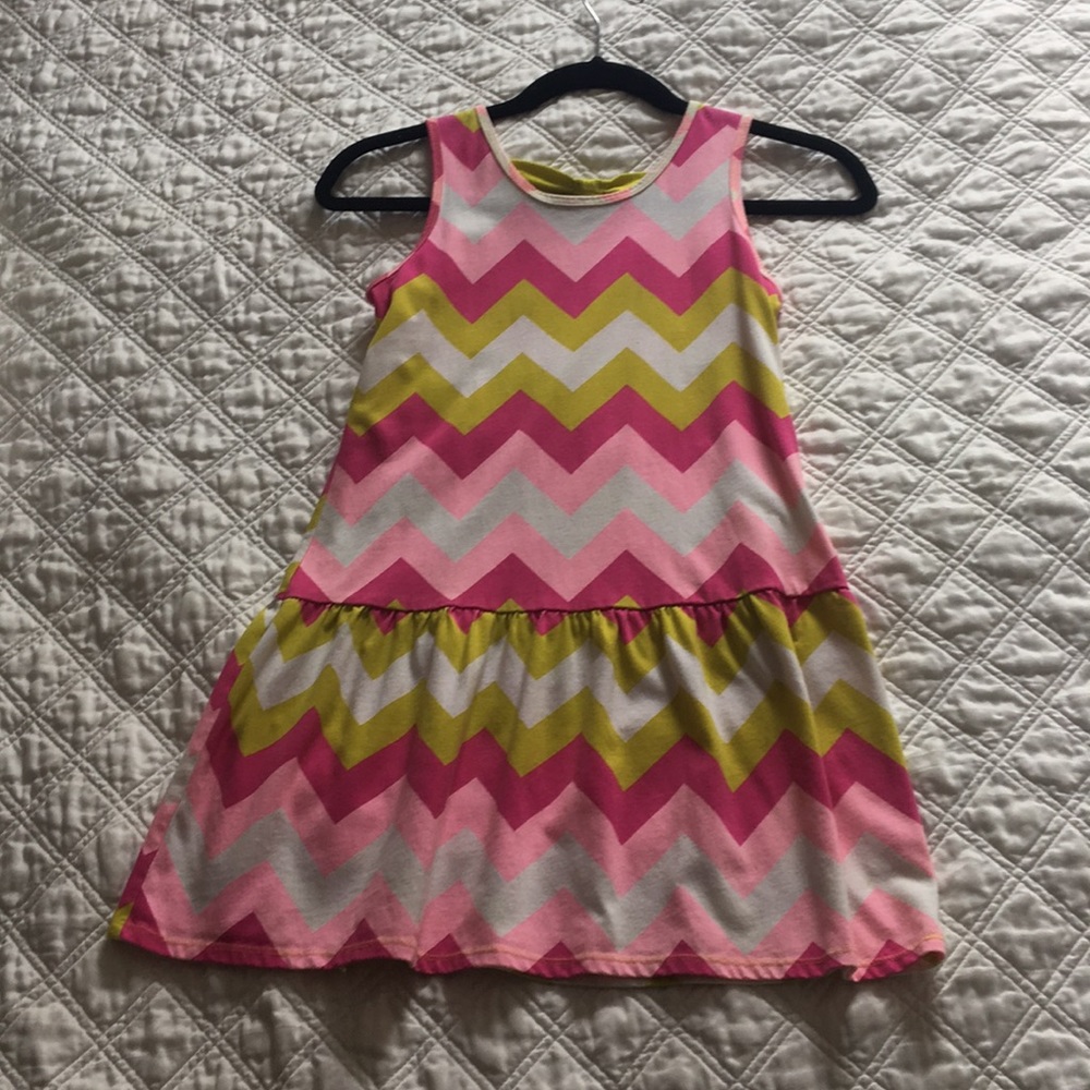 Cotton dress zigzag child large
